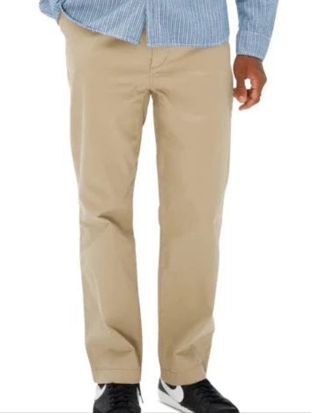 Birdwell Beach Britches Khaki Tan Officer's Chino Straight Leg Pants Size 38
